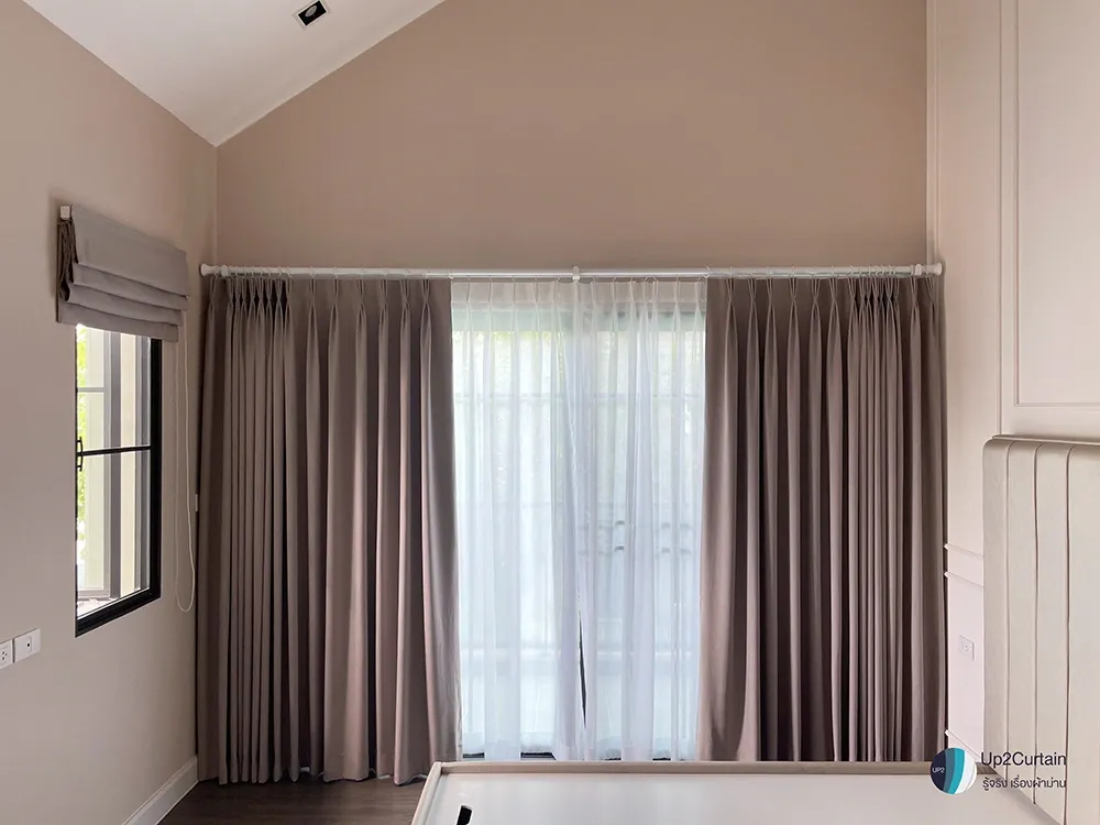 ติดม่าน-ม่านจีบ-ห้องนอน